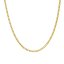 Cadena modelo barbada de 1,5 mm de oro 18k maciza